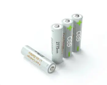 Talpa 1,5 V AA li-ion Baterija 2775mwh li-polimero su USB įkraunama ličio baterija usb įkroviklis