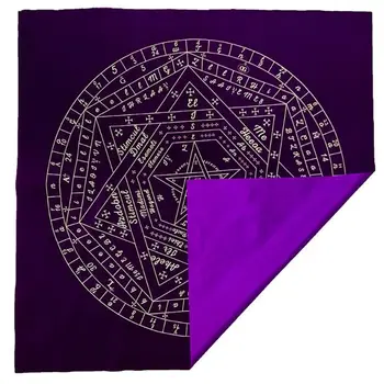 Taro Kortų Staltiesė Sigils Pasiuntinys Paslaptingas Modelis, Astrologija Būrimą Altoriaus Aksomo Audiniu stalo Žaidimas Taro Kortų Kilimėlis
