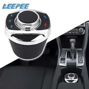 Taurės Formos LED Šviesos Automobilių Reikmenys, Automobilių Android Navigacijos Player 8 Klavišus Automobilių Belaidžio Vairo Valdymo Mygtukas