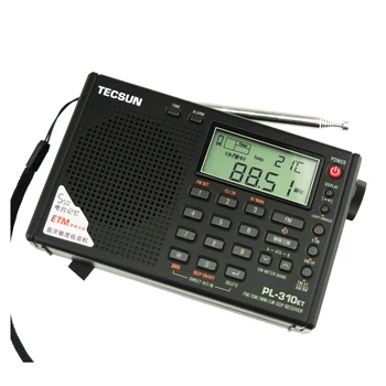 Tecsun PL-310ET Visą Juostos Radijo Skaitmeninis LED Ekranas, FM/AM/SW/LW Stereo Radijas su Transliavimo Stiprumo Signalas