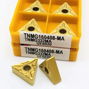 Tekinimo įrankis TNMG160408 MA VP15TF UE6020 US735 aukštos kokybės metalo tekinimo karbido įterpti CNC frezavimo staklių pjovimo TNMG