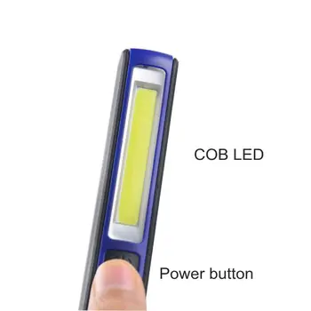 TMWT Daugiafunkcį Kišenėje Pagalbos Rašiklį, Žibintuvėlį USB Įkrovimo Darbą Šviesos Nešiojamų Cob LED Pen Šviesos