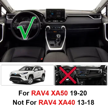 TOYOTA RAV4 RAV 4 XA50 2019 2020 Dashmat prietaisų Skydelio Dangtelį Trinkelėmis Kilimėlis Anti-UV galiniu langu Saulės Pavėsyje Apsaugoti Kilimą, Automobilių Reikmenys