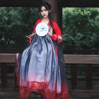 Tradicinės Kinų Apranga Moterims Hanfu Pasakų Suknelė Senovės Han Dinastijos Princesė, Nacionaliniu Mastu Liaudies Šokių Festivalis Apranga