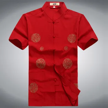 Tradicinės kinų apranga tango kostiumas kung fu kostiumai vyriški marškinėliai vyrams cheongsam viršūnes palaidinė medvilnės tangzhuang wing chun