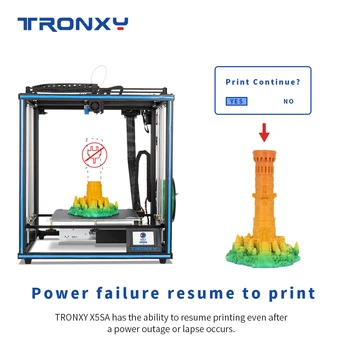 TRONXY 2021 Naujas 3D Spausdintuvas Manufactuer 3д принтер X5SA Namų 