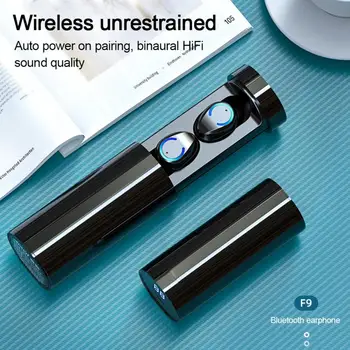 TWS Sporto Ausinės Bluetooth 5.0 Wirelesss Galvos telefonai HIFI Stereo IPX5 atsparumas Vandeniui Triukšmo slopinimo Ausinių su Mikrofonu už xiaomi