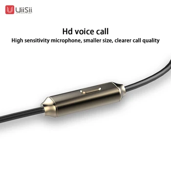 UiiSii Naujas Laidinis Ausinių HM13 In-Ear Dinaminės Ausinės su Mikrofonu 3,5 mm kištukas, Skirtas 