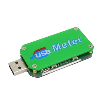 UM24 UM24C USB 2.0 Spalvotas LCD Ekranas Testeris Įtampa Srovės Matuoklis Voltmeter Ammeter Baterijos Įkrovimo Kabelių Varžos Matavimas