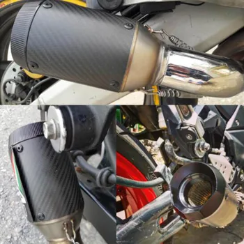 Universalus DB Žudikas Motociklų Aksesuarų Duslintuvo Išmetimo 51 mm Vamzdis, Skirtas Yamaha YZF-R1 FZ1 MT 07 XJ6 MT09 YZFR125 MT-07 MT-09