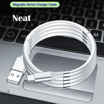 USB C Įkrovimo Kabelį, Tipas C Magnetinio Trauktis Absorpt iP Micro USB Supercalla Kabelis Greito Įkrovimo Už 