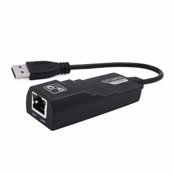 USB Ethernet Adapter Tinklo plokštė USB 3.0 RJ45 Lan, Gigabit ethernet Interneto Kompiuterį 