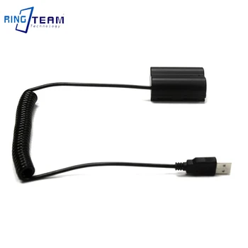 USB Pavasario Kabelį prie CP-W235 Manekeno Baterija NP-W235 DC Jungtis, skirta Fuji X-T4 XT4 Fotoaparatas