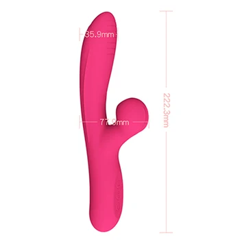 USB Penis Vibratorius Lazdelė Šildomos Silikono Vibratorius G-Spot Masturbator Vibruojantis Kiaušinis Suaugusiųjų Sekso Žaislai moterims Succionador Klitoris