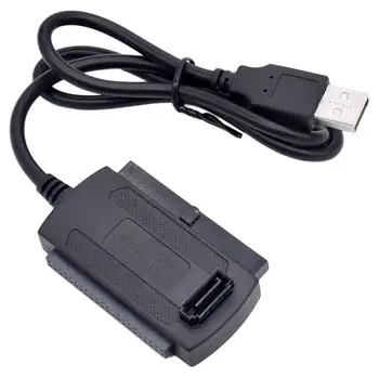 USB į IDE, SATA trys ratai lengvai linija, usb2.0 išorinį kietąjį diską optinis kabelis-prailgintojas