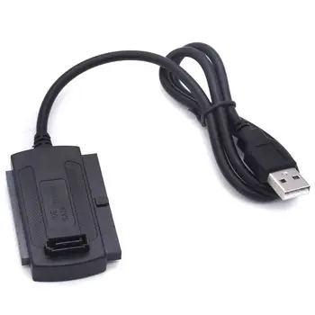 USB į IDE, SATA trys ratai lengvai linija, usb2.0 išorinį kietąjį diską optinis kabelis-prailgintojas