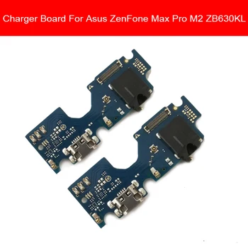 USB Įkrovimo Lizdas Dokas Valdybos ASUS ZenFone Max Pro M2 ZB631KL USB Įkroviklis Uosto Flex Juostelės Kabelis, Pakeitimas, Remontas, Dalys