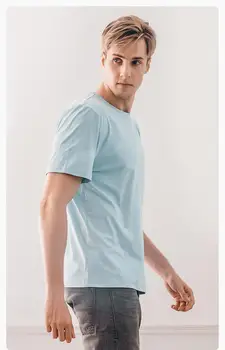 Už Xiaomi Antibakterinis T-shirt Drėgmės absorbciją ir greitas džiovinimas Laisvalaikio Patogus vyrai Veikia fitneso Trumpas rankovės