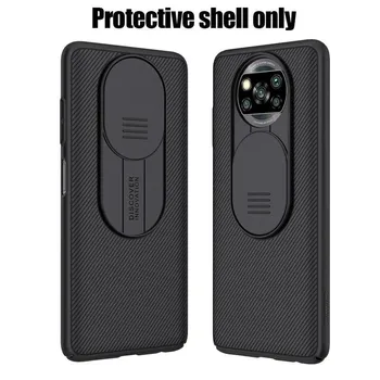 Už Xiaomi Poco X3 NFC Atveju, vaizdo Kameros Apsaugos Atveju Skaidrių Apsaugoti Padengti Cam Shield Galinį Dangtelį X3 NFC Pasaulio Versija Atvejais