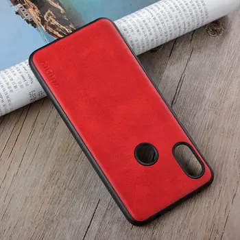 Už Xiaomi Redmi 6 Pastaba pro Atveju Prabangių Senovinių išdirbtos odos su dangčiu telefoną atveju xiaomi redmi 6 pastaba pro funda coque 