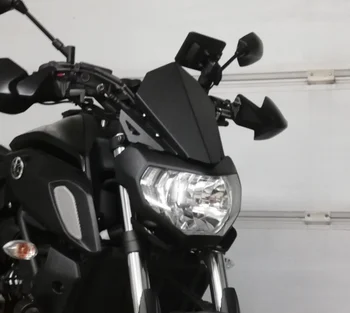 Už Yamaha MT 07 MT07 MT-07 FZ 07 FZ07 FZ-07 2018 2019 2020 CNC Motociklo Reflektoriai priekinio Stiklo, Priekinio stiklo Dangtis