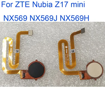 Už ZTE Nubija Z17 mini z17mini NX569 NX569J NX569H pirštų Atspaudų Skaitytuvas Palieskite Jutiklio Home Mygtukas Grįžti Flex Kabelis