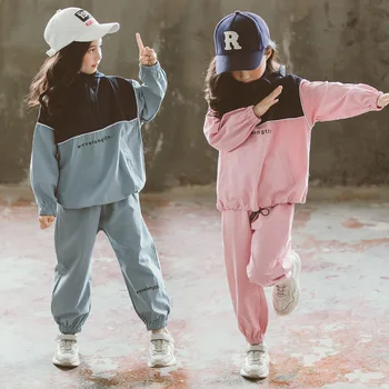 Vaikai 1years-paauglių hoodie nustatyti mergaitės berniukai bamblys sporto bliuzono tracksuit mišrios spalvos sportinę jauniai vaikų drabužiai