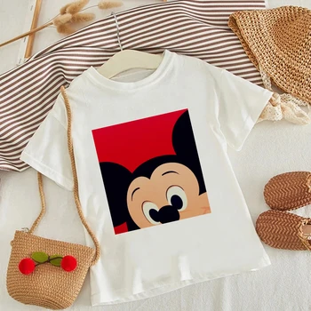 Vaikai Marškinėliai Harajuku Viskas Stanted su Mickey Mouse, Jei Jūs Galite Svajoti, Tai Jūs Galite Tai Padaryti Print Vaikams, T-Marškinėliai, vaikiški Drabužiai