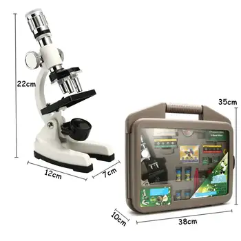 Vaikams, Patyrusiems Biologinis Mikroskopas Discovery Science Įrankių Rinkinys 50X-1200X Vaikų Namų Mokykla Lab Mokymosi Švietimo Žaislų Rinkinys