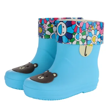 Vaikų lietaus batai batai vaikams, kūdikių animacinių filmų batai neperšlampami šilti merginos lietaus batus neslidžiais želė berniukai vandens batai mados
