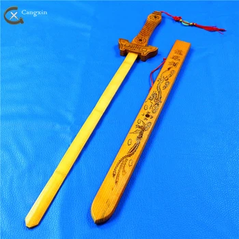 Vaikų žaislai bamoo Kinijos kardas katana žaislas medinis peilis 2017New spalvotų kardas kirtiklis sienų žaislas, lėlė žaislas vaikams dovanas