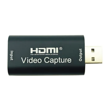Vaizdo plokštė HDMI Video Capture Card VHS USB 2.0 Grabber Diktofonas 4K 1080P už PS4 Žaidimas DVD vaizdo Kamera HD Kamera Live Transliacijos