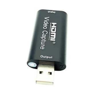 Vaizdo plokštė HDMI Video Capture Card VHS USB 2.0 Grabber Diktofonas 4K 1080P už PS4 Žaidimas DVD vaizdo Kamera HD Kamera Live Transliacijos