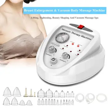 Vakuuminio Masažo Terapijos Aparatas Plėtros Siurblys ES Plug Kėlimo Breast Enhancer Massager Taurės ir Kūno Formavimas Grožio Prietaisas
