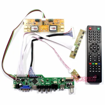 Valdiklio plokštės Rinkinys LTM230HP01 TV+HDMI+VGA+AV+USB LCD LED ekrano Vairuotojo Lenta