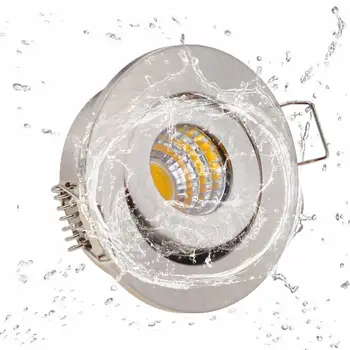 Vandeniui LED Žemyn šviesos Reguliuojamas Pritemdomi 3W AC90-260V/DC IP65 LED Downlight Lauko Led Lubų Lempos MINI LED Spot Spalva
