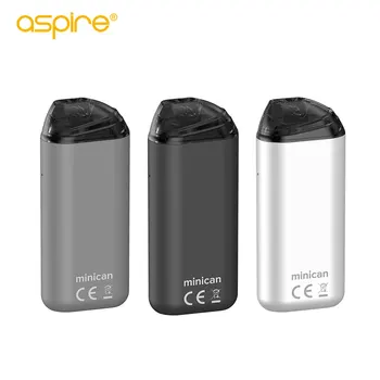 Vaper Aspire Minican rinkinys Vape Pod 3 ml /2 ml Purkštukai, Elektroninė Cigaretės 1.2 omo akių rites Built-in 350mAh baterija vaporizador