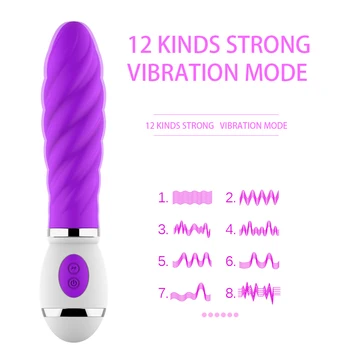 VATINE 12 Greičio 360 Laipsnių Sukimosi Magic Wand Klitorio G Spot Stimuliatorius Sekso Žaislai Moterims, Moteriška Masturbator Dildo, Vibratoriai