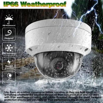 Veido Aptikimo 8CH 5MP NVR Rinkiniai CCTV Saugumo Rinkinio Sistema POE Dome (Lauko POE IP Stebėjimo kamerų Sistemos Vaizdo Stebėjimo Komplektas