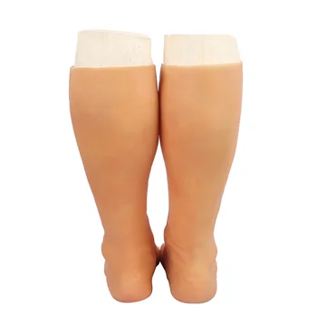 Viena Koja Silikono Kojos Protezas Rankovės Labai Imituoti Odos, Dirbtinės Kojos Padengti Randus jauno amžiaus