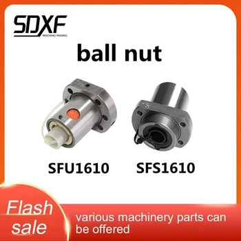 Vienas gabalas, kamuolys veržle SFU/SFS/1610，gamyklos tiesioginio pardavimo, precizinis rutulinis varžtas riešutų graviravimas mašina priedai C7 tikslumo