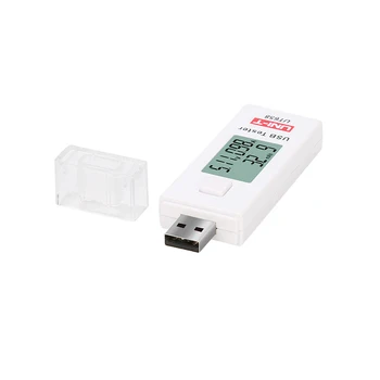 VIENETO UT658 USB Testeris U Disko Gydytojas Digital Voltmeter Ameter Įkroviklio Įtampa Srovės Matuokliu, mobilusis Telefonas, Mobile Galia Sąsiuvinis