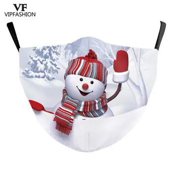 VIP MADOS Suaugusiųjų Juokingas Kalėdų Vakarėlį Santa Claus 3D Atspausdintas Plaunamas Audinys Kaukės