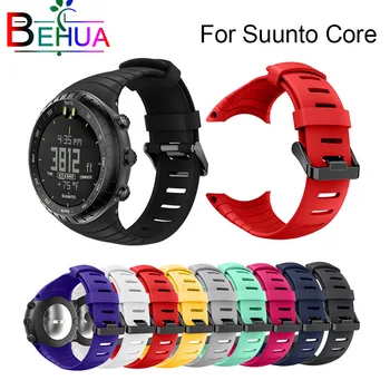 Visiškai naujas ir aukštos kokybės silikono žiūrėti diržu, Suunto Core pakeisti watch band apyrankė žiūrėti diržo žiūrėti priedai