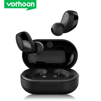 Vothoon In-Ear TWS Bluetooth 5.0 Tiesa, Bevielės Ausinės, Bluetooth IPX5 atsparumas Vandeniui Stereo Ausinių laisvų Rankų įranga su mikrofonu