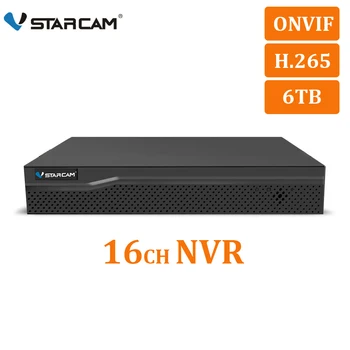 VStarcam HD 16CH NVR HDMI VGA Audio išvesties 16 Kanalu Tinklo Vaizdo įrašymo H. 265 ip kameros CCTV Saugumo Sistemos N8216