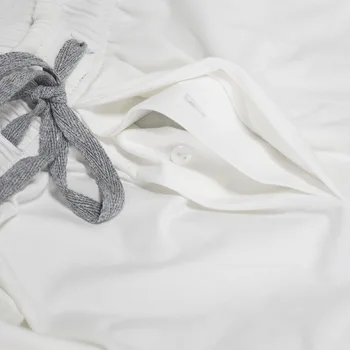 Vyrai Medvilnės Pajama Kelnes Kietas Atsitiktinis Palaidų Vyrų Sleepwear Apačioje Naują Atvykimo Kvėpuojantis Minkštas Pižamos Kelnės Namų Drabužiai MA50167