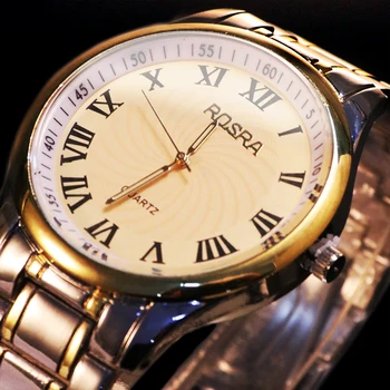 Vyrai Plieno Kvarcinis Laikrodis relojes hombre vyrų laikrodžiai mens Sidabro aukso Klasikinis relogio masculino valandas erkek kol saati