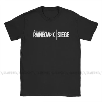 Vyrai Rainbow Six T Shirts Apgulties Tom Clancy Žaidimą Medvilnės Drabužius Atsitiktinis Trumpas Rankovės O Kaklo Tee Marškinėliai Vasaros Marškinėliai