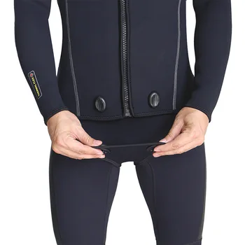 Vyriški Hidrokostiumą, marškiniai / kelnes 3mm Neopreno Wetsuits ilgomis Rankovėmis Wetsuits Viršuje, Apačioje, Dviejų dalių Nardymo Kostiumai Nardymas Surf